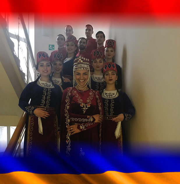 конкурс армянских народных танцев в городе Москва 